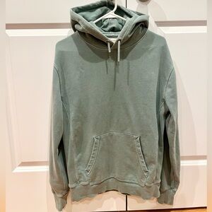J Crew Knit Goods French Terry Hoodie Sage Green Size Small
